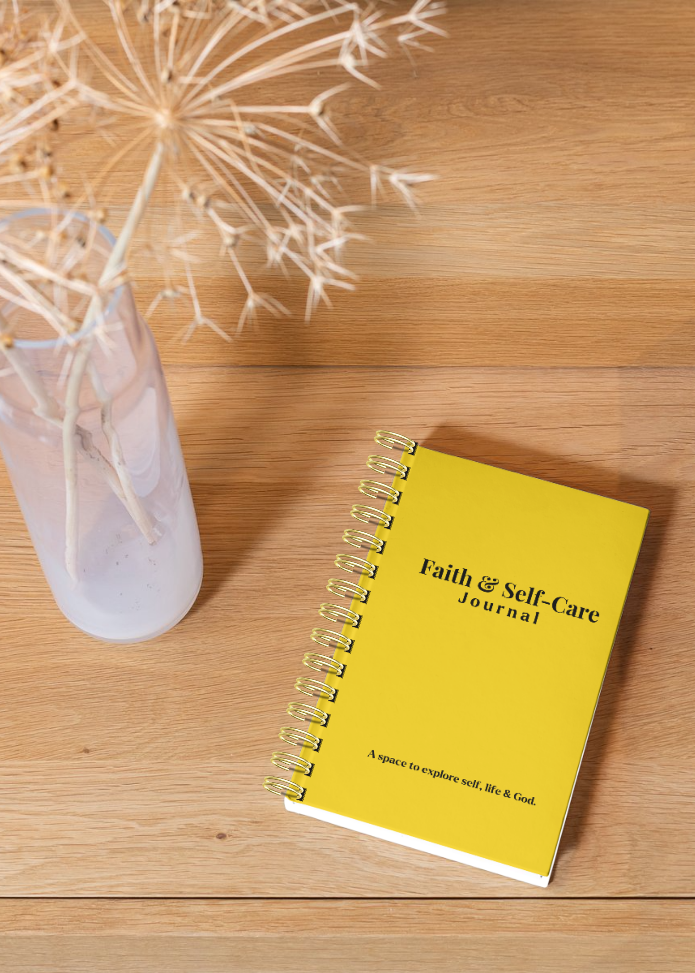 THE FAITH & SELF-CARE JOURNAL - (MUSTARD EDITION)