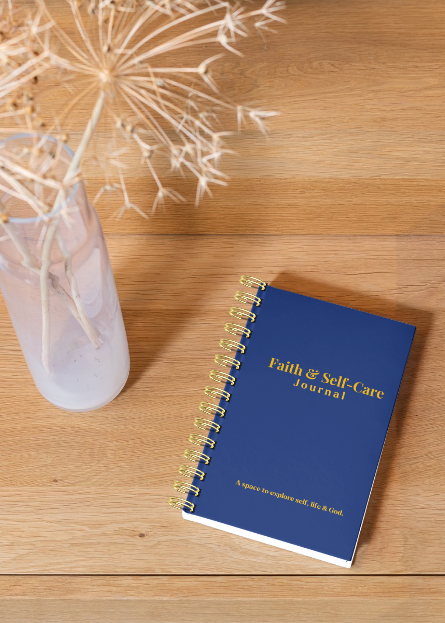THE FAITH & SELF-CARE JOURNAL - (BLUE EDITION)