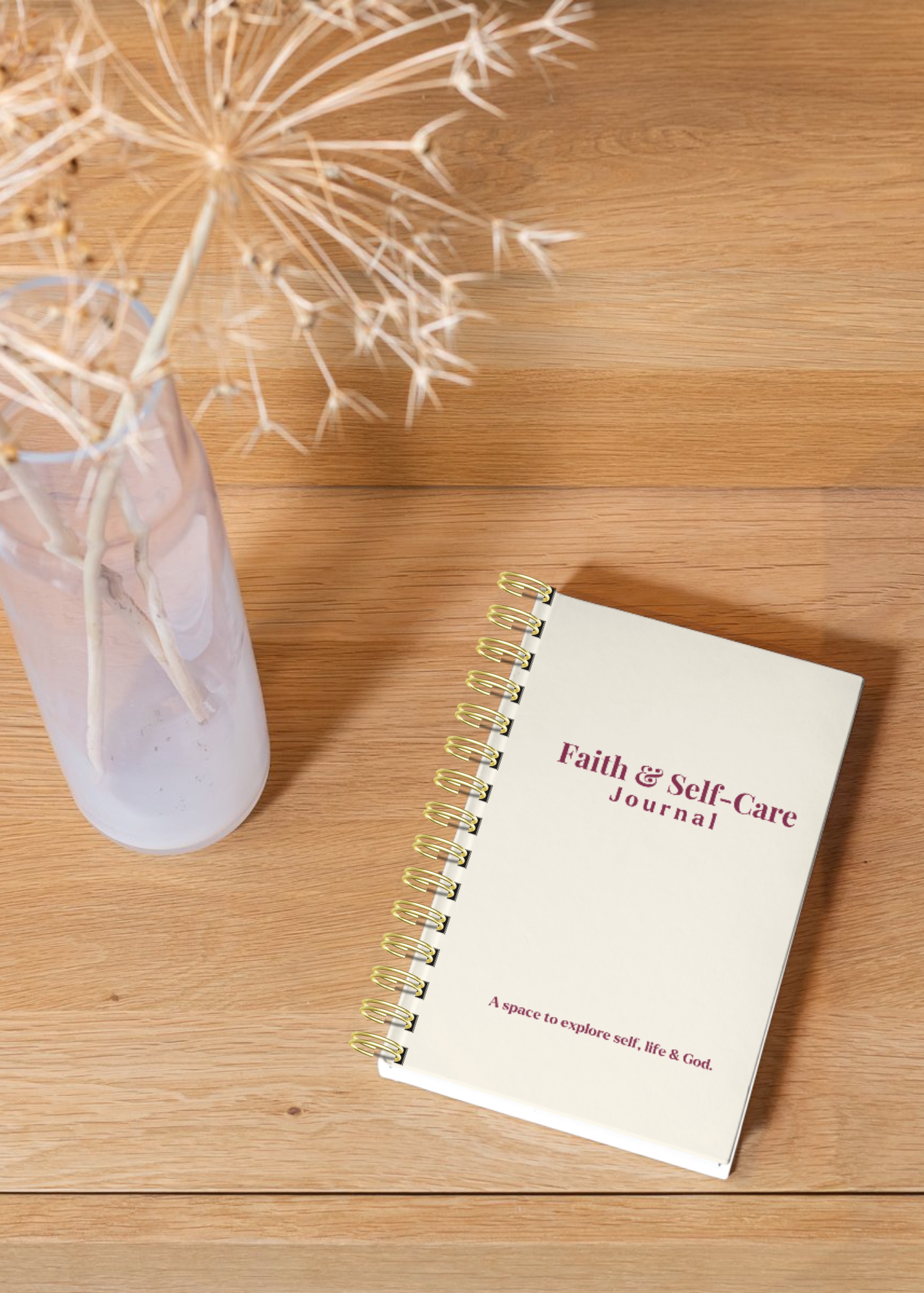 THE FAITH & SELF-CARE JOURNAL - (CREAM EDITION)