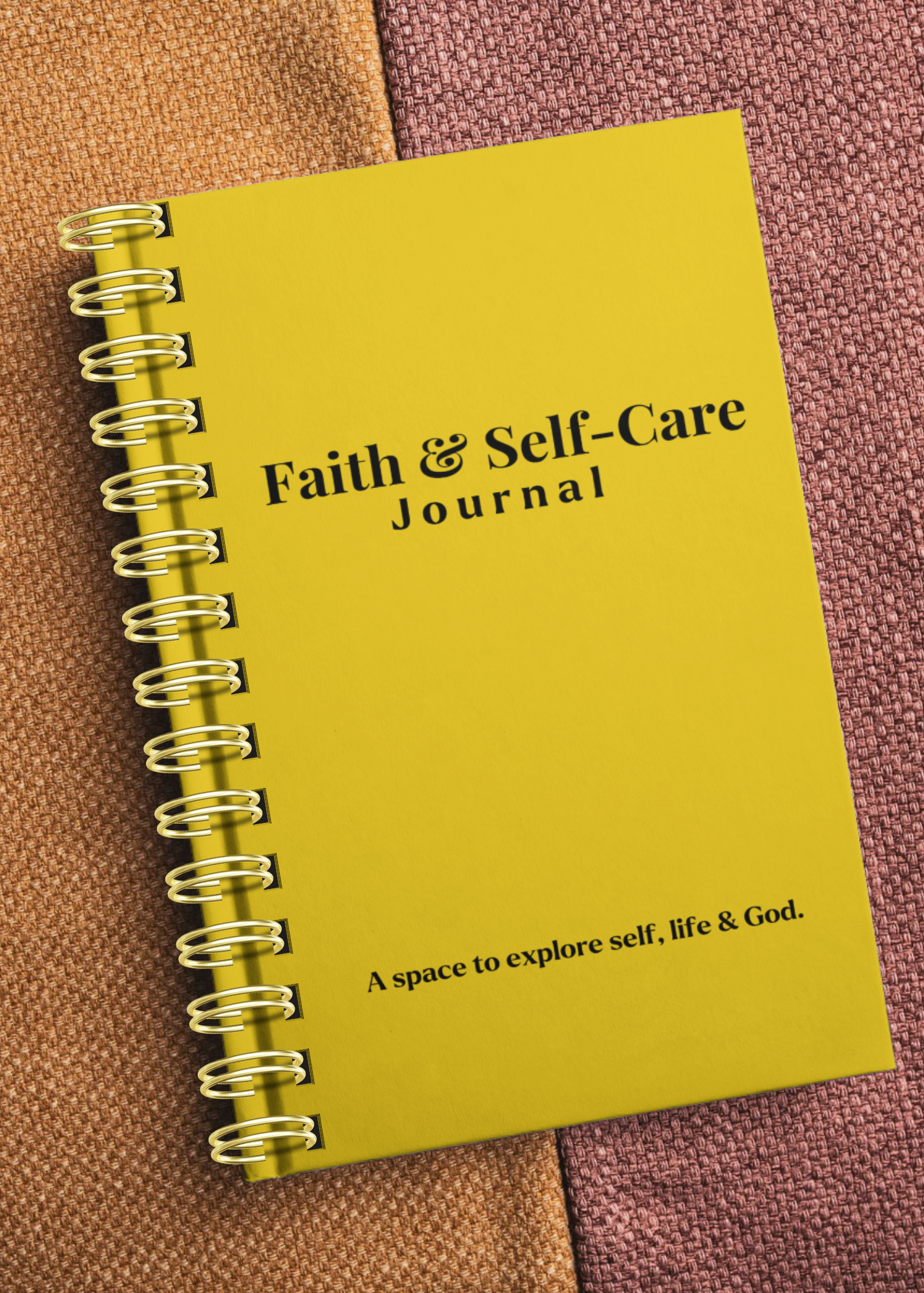THE FAITH & SELF-CARE JOURNAL - (MUSTARD EDITION)