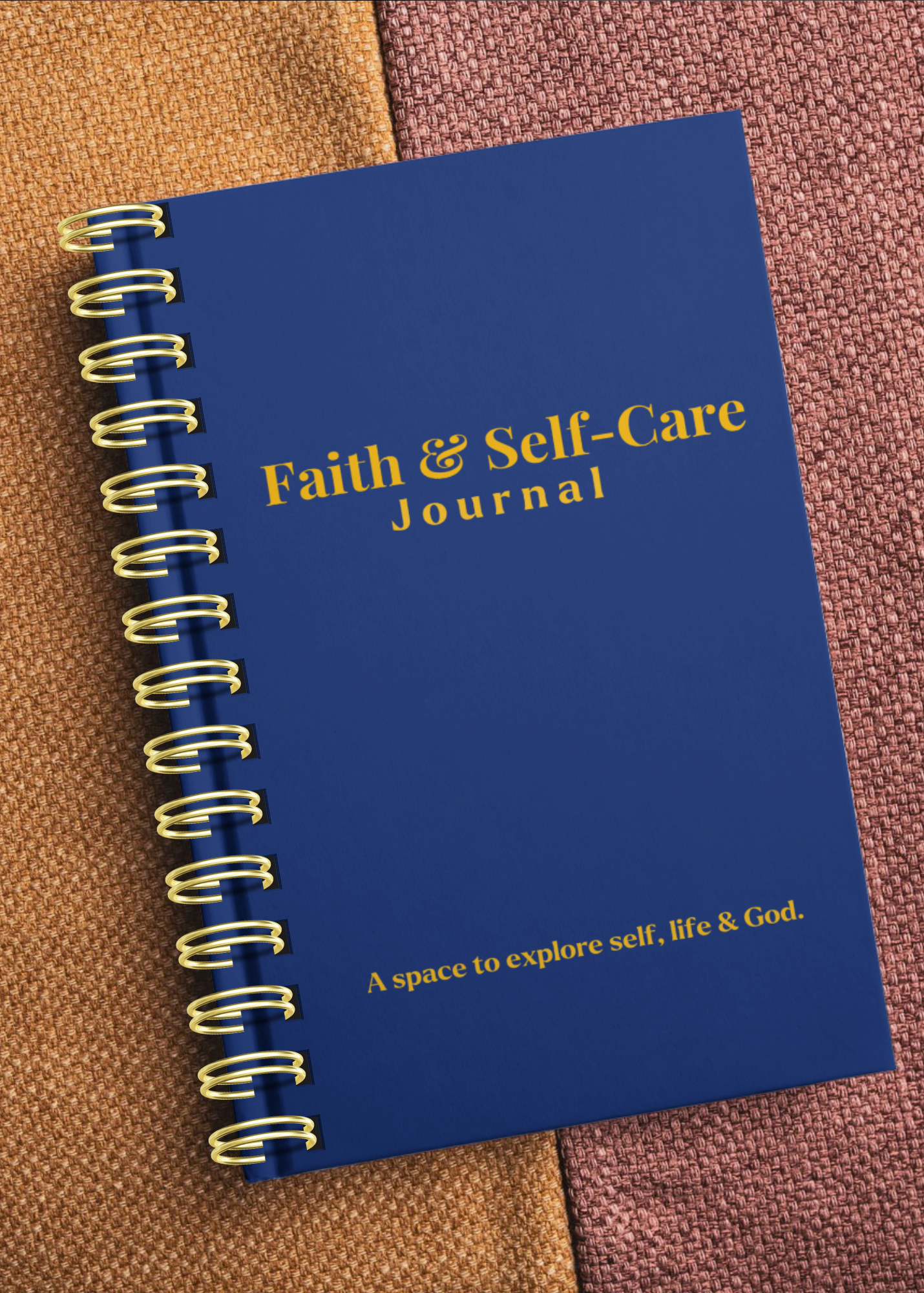THE FAITH & SELF-CARE JOURNAL - (BLUE EDITION)