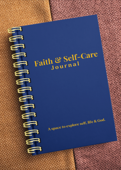 THE FAITH & SELF-CARE JOURNAL - (BLUE EDITION)