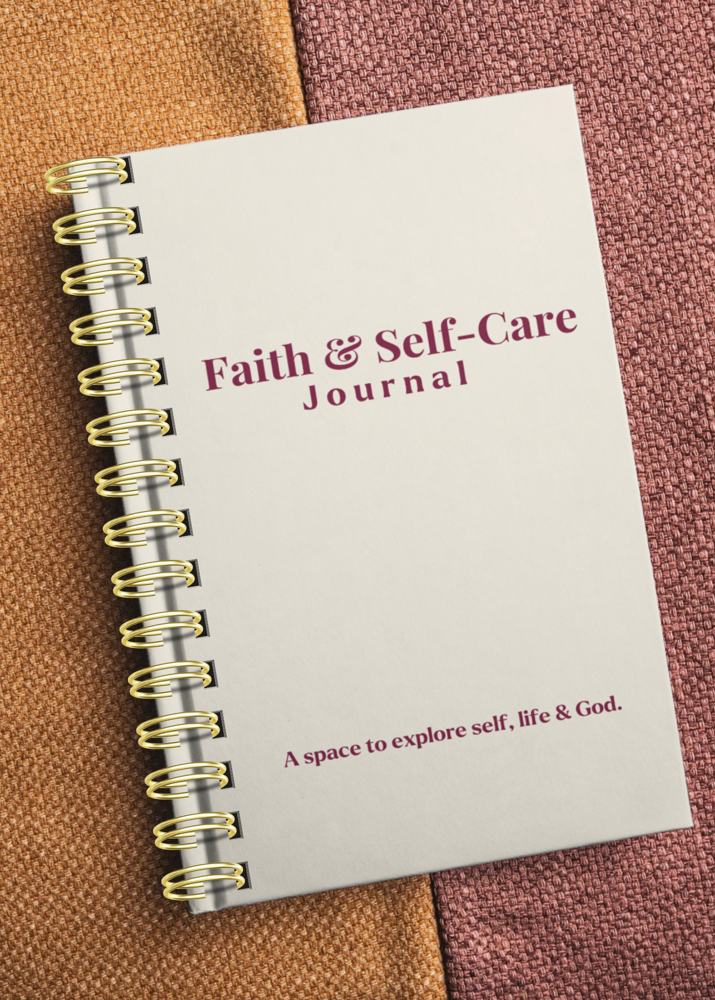 THE FAITH & SELF-CARE JOURNAL - (CREAM EDITION)